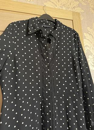 🥰 міді сукня в горошок m&s 18 6