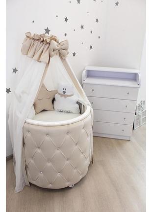 Дитяче ліжечко 9в1 ovalbed 3