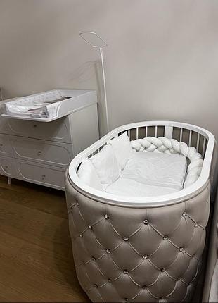 Дитяче ліжечко 9в1 ovalbed 5