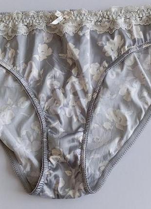 Женские сатиновые трусики lingerie размер xl -2xl
