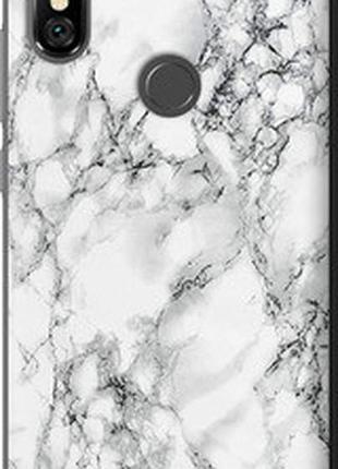 Чехол на xiaomi redmi note 6 pro мрамор белый "4480u-1551-72104"