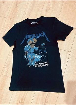 Рок футболка мерч metallica