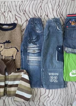 Лот одягу для хлопчика h&m, topolino, george 3-4 роки, 8 одиниць