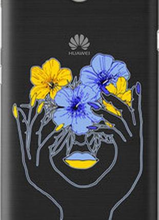 Чехол на huawei y5 ii девушка v4 "5276u-496-72104"