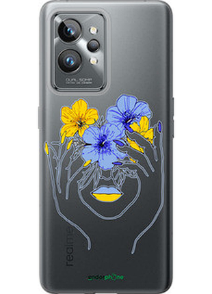 Чехол на realme gt2 pro девушка v4 "5276u-2566-72104"