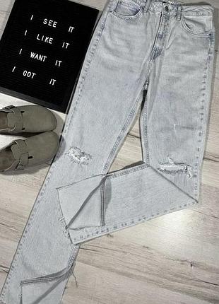 Джинсы с распорками zara