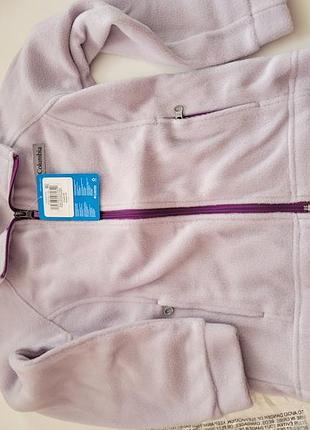 Кофта для дівчинки флісова дитяча xs, columbia 3