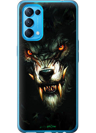 Чохол на oppo reno5 диявольський вовк "833u-2206-72104"