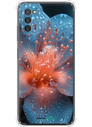 Чехол на samsung galaxy a03s a037f роса на цветке "6039sp-2381-72104"