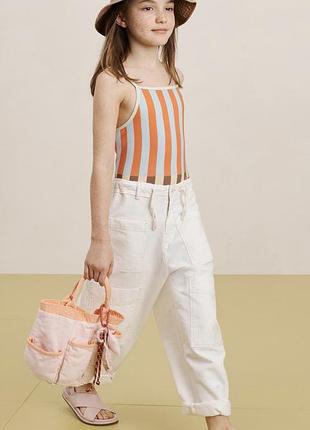 Штани zara для дівчинки 131 см 2