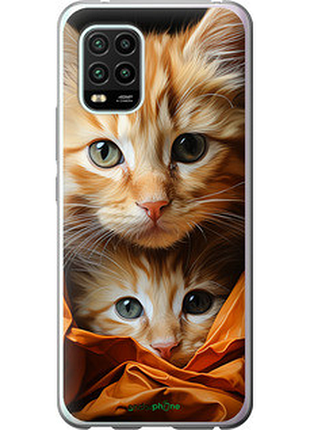 Чехол на xiaomi mi 10 lite котики 2 "5664u-1924-72104"