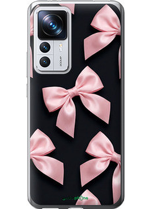 Чехол на xiaomi 12t coquette ribbons dark coquette "6767u-3332-72104"