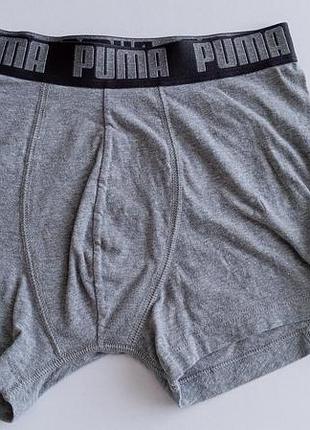 Мужские трусы боксеры серого цвета puma размер s
