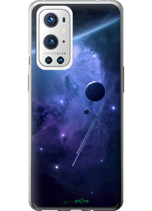 Чехол на oneplus 9 pro планеты в синем космосе "171u-2250-72104"