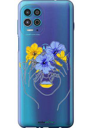 Чехол на motorola g100 девушка v4 "5276u-2359-72104"