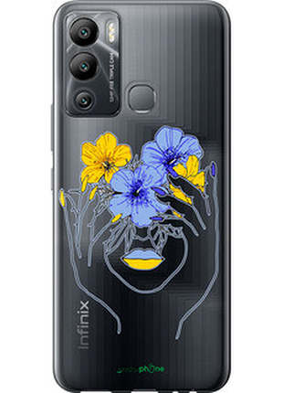 Чехол на infinix hot 12i девушка v4 "5276u-2863-72104"