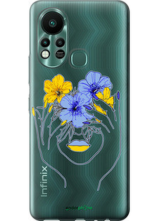 Чехол на infinix hot 11s девушка v4 "5276u-2757-72104"