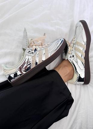 Кроссовки adidas samba x walles bonner
silver 8