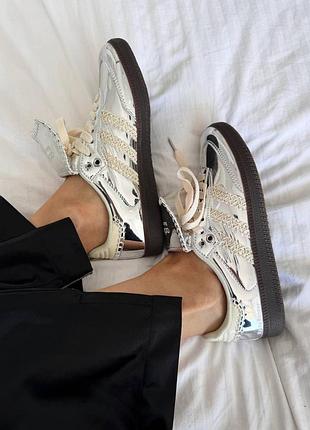 Кроссовки adidas samba x walles bonner
silver 2