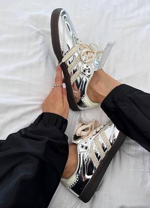 Кроссовки adidas samba x walles bonner
silver 4