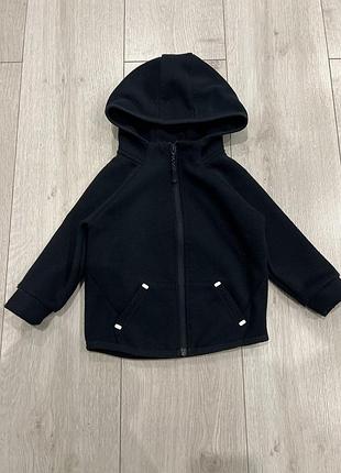 Кофта для хлопчиків primark трикотажна на змійці, чорна, 1.5-2 роки (ріст 92 см)