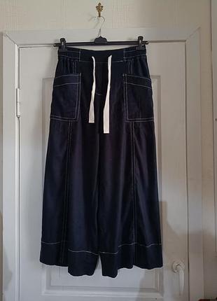 Брюки/кюлоты от бренда maeve (anthropologie) лен, вискоза.