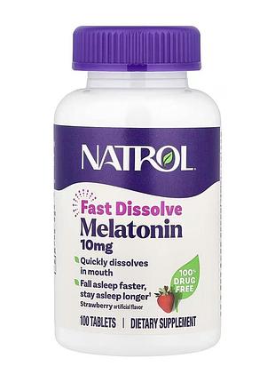 Melatonin 10mg - 100 tabs (пошкоджена банка)