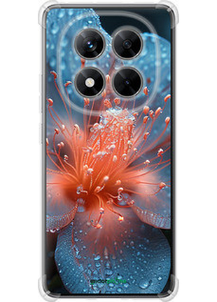 Чохол на xiaomi redmi note 14 pro 5g роса на квітці "6039sp-3928-72104"