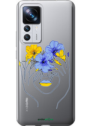 Чехол на xiaomi 12t pro девушка v4 "5276u-2869-72104"