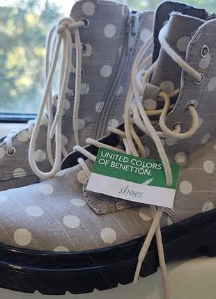 Обувь для девочек нова 31р benetton italia