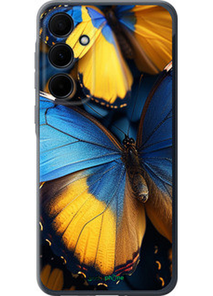 Чохол на samsung galaxy a35 жовто-блакитні метелики "6046u-3499-72104"