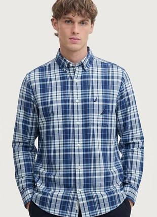 Рубашка nautica из плотного хлопка р. m