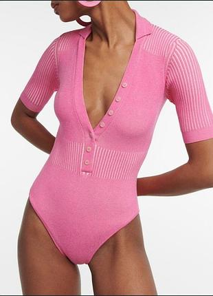 Жіноче боді jacquemus рожеве