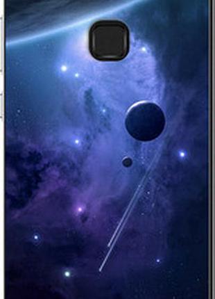 Чехол на huawei p10 lite планеты в синем космосе "171u-896-72104"