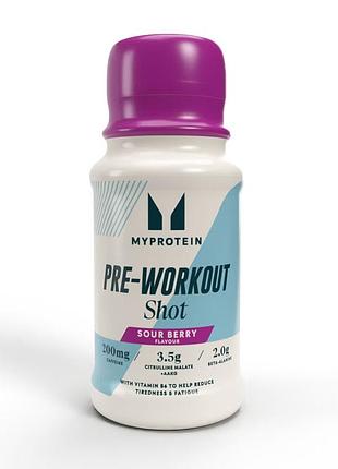 Pre-workout shot - 60ml sour berry