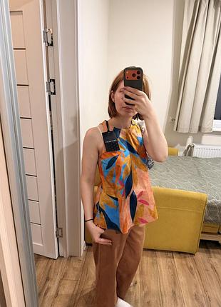 Блуза без рукавів/ топ/ майка нова zara/massimo dutti/mango