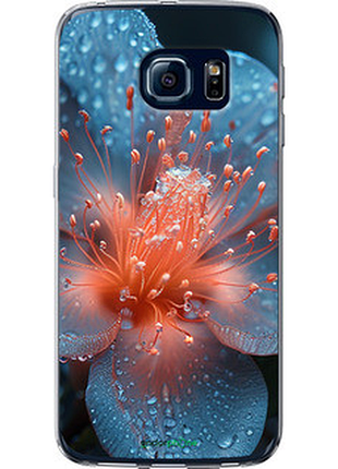 Чохол на samsung galaxy s6 edge g925f роса на квітці "6039u-83-72104"