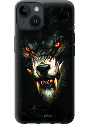 Чехол на iphone 14 дьявольский волк "833u-2648-72104"