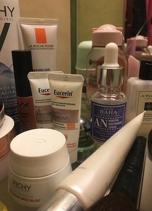 Лот косметики vichy eucerine cos de baha корейська косметика крем