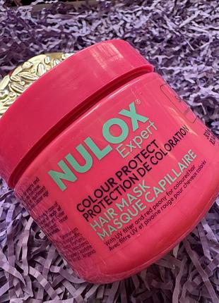 Интенсивная профессиональная маска для ухода за окрашенными волосами nulux expert color protect hair mask, 300ml