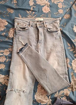 Стильные джинсы zara 26 р 2