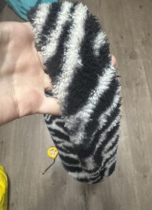 Сумка в принт зебра багет 2