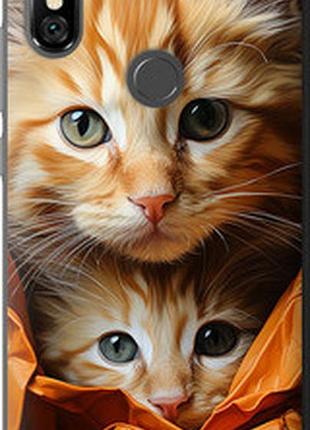Чехол на xiaomi redmi note 6 pro котики 2 "5664u-1551-72104"
