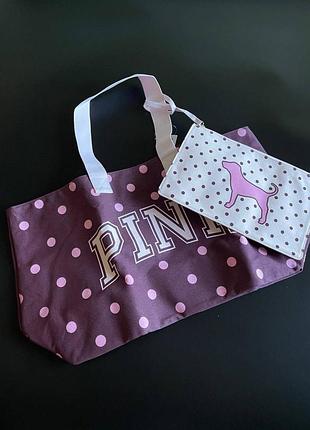 Сумка+косметичка victoria’s secret оригінал 2