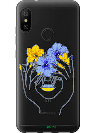 Чехол на xiaomi mi a2 lite девушка v4 "5276u-1522-72104"