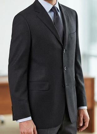 Чоловічий класичний піджак marks & spencer (pure new wool)