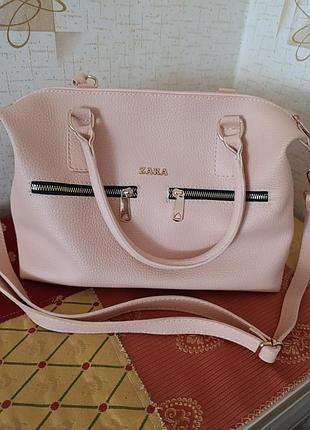 Сумка для жінок zara рожева