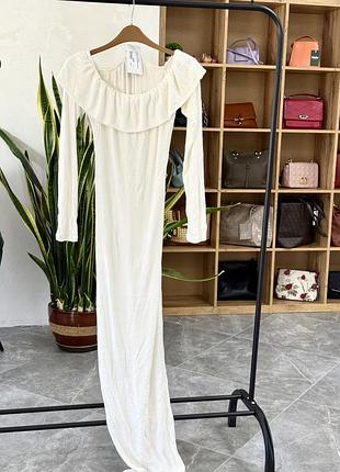 Платье трикотажное в рубчик prettylittlething (арт.02281)