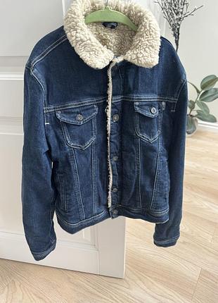 Куртка для підлітків pepe jeans london джинсова синя