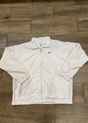 Куртка чоловіча lacoste біла